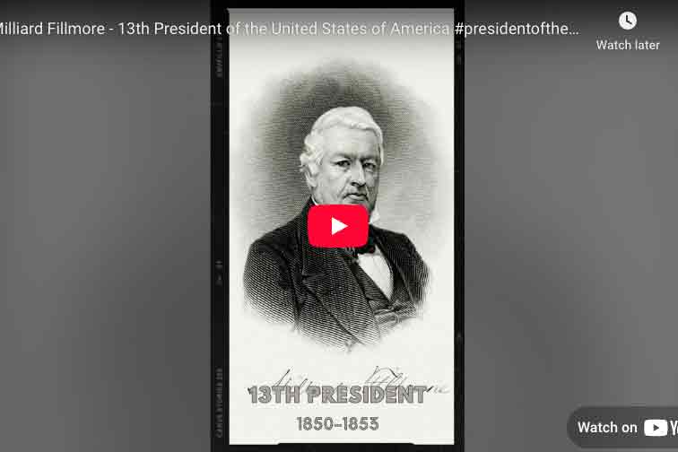 [VIDEO] Milliard Fillmore - 13th President of the United States of America